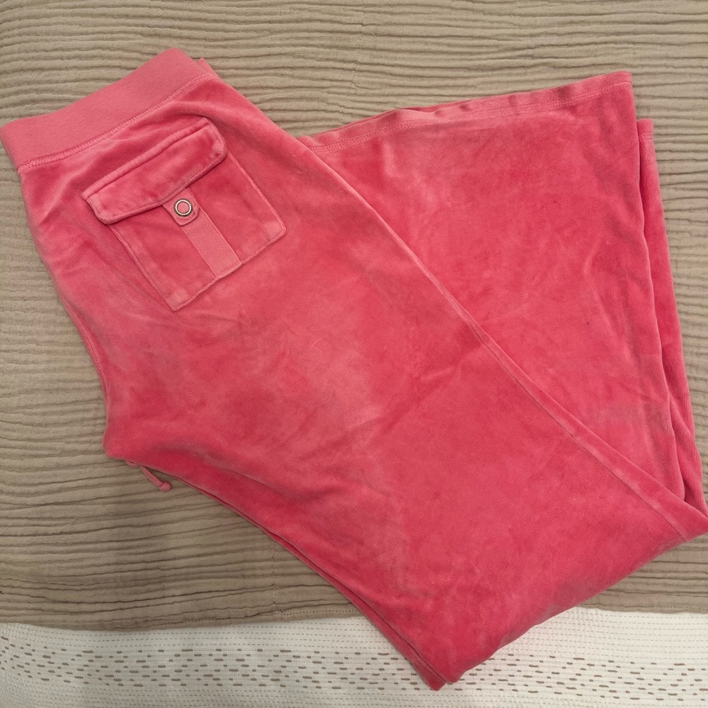 Vintage Juicy Couture Pink Velour Pants
